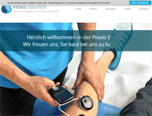 Tablet Screenshot of praxisbalance.ch